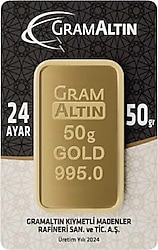 50 gr 24 Ayar Gram Altın