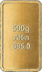500 gr 24 Ayar Külçe Altın