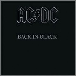 AC/DC - Back In Black Plak
