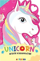 Aktivite ve Boyama Kitabı - Unicorn - Kolektif