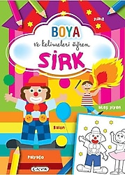 Boya ve Kelimeleri Öğren - Sirk - Kolektif