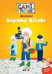 Çatpat Profesör Meslekler Boyama Kitabı - Hasan Nihat Sütçü