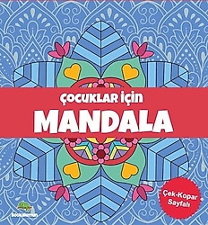 Çocuklar İçin Mandala - Mavi - Emre Aslan