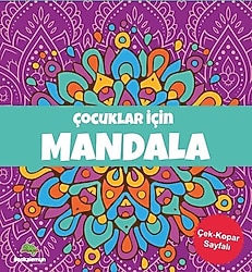 Çocuklar İçin Mandala - Mor - Emre Aslan