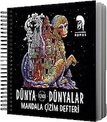 Dünya İçinde Dünyalar - Mandala Çizim Defteri - Kolektif