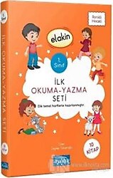 Elakin - İlk Okuma Yazma Seti (10 Kitap) - Kerem Altındağ