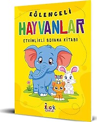 Etkinlikli Boyama Kitabı - Eğlenceli Hayvanlar - Kolektif