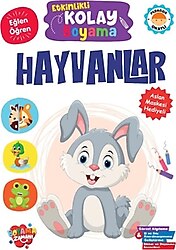 Etkinlikli Kolay Boyama - Hayvanlar - Kolektif