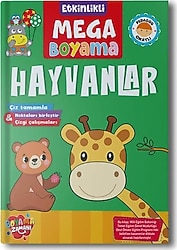 Etkinlikli Mega Boyama - Hayvanlar - Kolektif