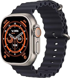 GS8 Watch 8 Ultra Siyah Akıllı Saat