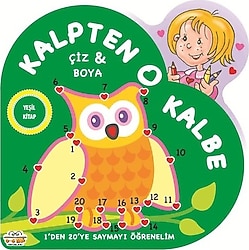 Kalpten Kalbe Çiz Boya - Yeşil Kitap - Kolektif