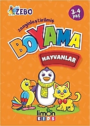 Zenginleştirilmiş Boyama 3-4 Yaş - Hayvanlar - Kolektif
