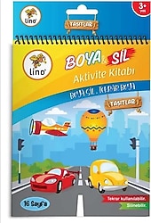 Lino Boya - Sil Aktivite Boyama Kitabı - Araçlar - Kolektif