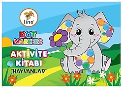 Lino Dot Markers Boyama Kitabı - Hayvanlar - Kolektif