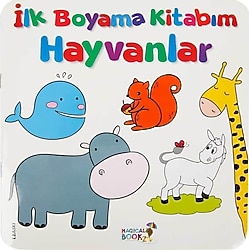 Magical Bookzz - İlk Boyama Kitabım: Hayvanlar