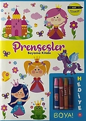 Minik Ressamlar - Prensesler Boyama Kitabı - Kolektif
