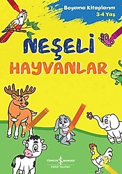 Neşeli Hayvanlar - Boyama Kitaplarım - Kolektif