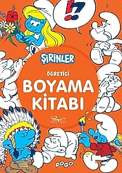 Öğretici Boyama Kitabı - Şirinler - Kolektif