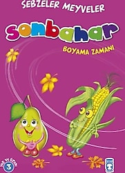 Sebzeler Meyveler - Sonbahar Boyama Zamanı - Kolektif