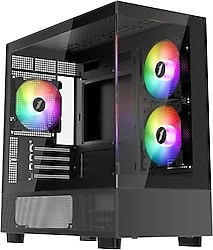 1St Player Miku Mi5 ARGB Fanlı 750 W Micro ATX Oyuncu Kasası