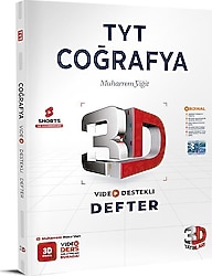 3D Yayınları TYT Coğrafya Video Destekli Defter