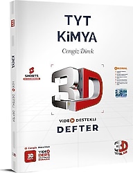 3D Yayınları TYT Kimya Video Destekli Defter