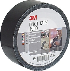3M Duck Tape 1900 50 m x 50 mm Siyah Tamir Bandı