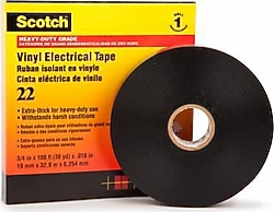 3M Scotch 22 Ağır İş Vinil Elektrik Bandı