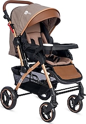 4 Baby AB350 Active Plus Gold Çift Yönlü Bebek Arabası Kahverengi