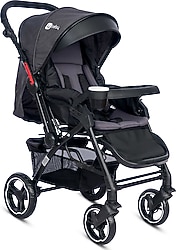 4 Baby AB351 Active Siyah Plus Çift Yönlü Bebek Arabası Antrasit