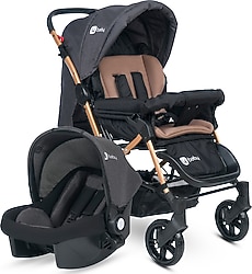 4 Baby Olympus Gold Travel Sistem Bebek Arabası Antrasit