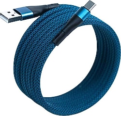 4Berry BMUC-02 1.5 m Mavi USB to Type-C Hızlı Şarj Kablosu