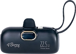 4Berry DX268Y Siyah 5000 mAh Hızlı Şarj Powerbank