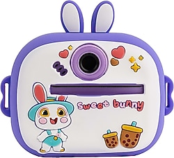 4Berry Q7 Mor Dijital Çocuk Fotoğraf Makinesi