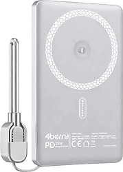 4Berry Y353 5000 mAh Hızlı Şarj MagSafe Powerbank