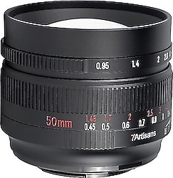 7Artisans MF 50mm f/0.95 Fujifilm X Lens