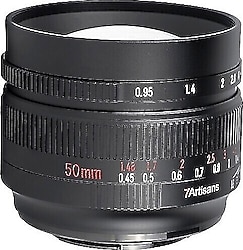 7Artisans MF 50mm f/0.95 Sony E Lens