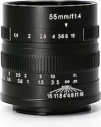 7Artisans MF 55mm f/1.4 Panasonic-Olympus Lens