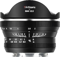 7Artisans MF 6mm f/2 Fish-Eye APS-C Lens
