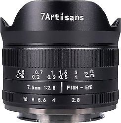 7Artisans MF 7.5mm f/2.8 Mark II Fisheye Sony Lens