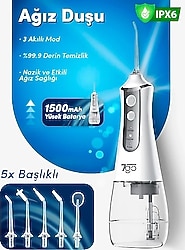 7GO 7GMF1 IPX6 Şarjlı Ağız Duşu
