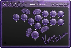 8Bitdo Arcade Stick Mor Kablolu/Kablosuz Xbox Oyun Kolu