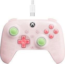 8Bitdo Ultimate Mini Pembe Kablolu Oyun Kolu