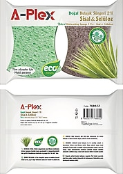 A-Plex Sisal ve Selüloz Bulaşık Süngeri 2'li