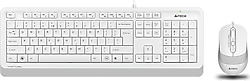 A4 Tech F1010 Beyaz Kablolu Klavye Mouse Seti