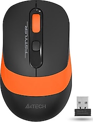 A4 Tech FG10 Siyah-Turuncu Optik Kablosuz Mouse