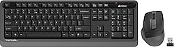 A4 Tech FG1035 Gri Kablosuz Klavye Mouse Seti