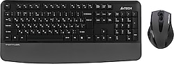 A4 Tech FG2500S Plus Gri Kablosuz Klavye Mouse Seti