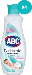 ABC Parfumia Sensitive Konsantre Çamaşır Yumuşatıcısı 1440 ml 4 Adet