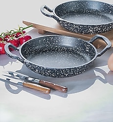 Acar Ada 16 cm Döküm Sahan Gri